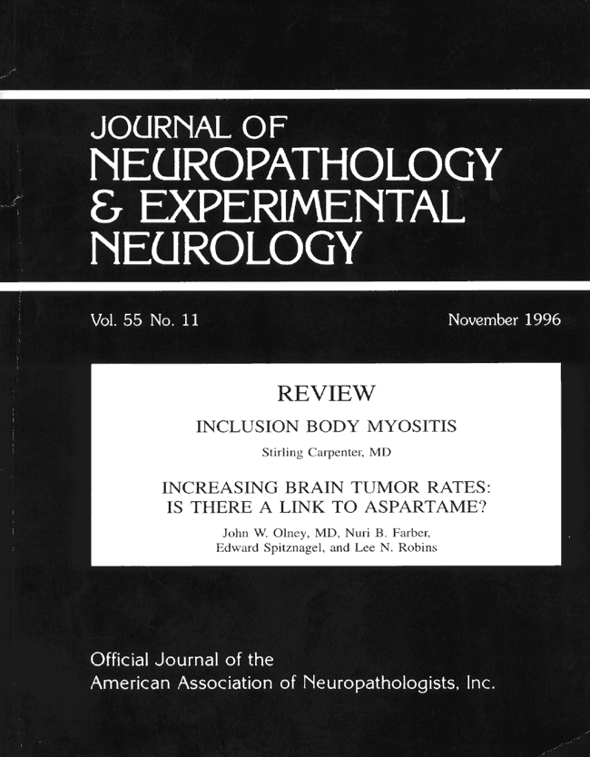 Aspartame study cover